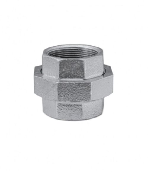 UNIÃO GALVANIZADA COM ASSENTO CONICO EM BRONZE 1.1/2"