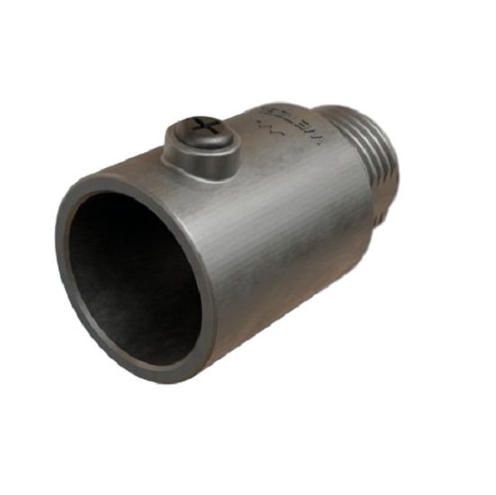 CONECTOR UNIDUT CONICO ALUMINIO 3/4" ROSCA EXTERNA BSP