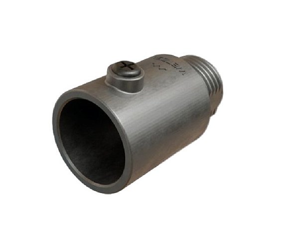 CONECTOR UNIDUT CONICO ALUMINIO 1.1/2" ROSCA EXT. BSP WETZEL