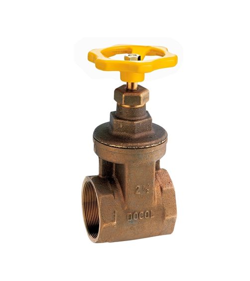 VALVULA REGISTRO GAVETA INDUSTRIAL BRONZE DN65 2.1/2" DOCOL