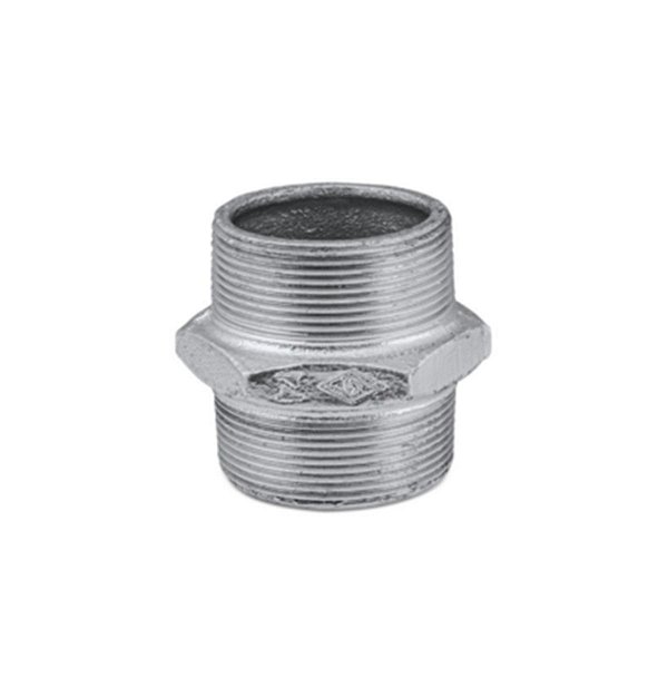 NIPLE DUPLO GALVANIZADO 3/4"
