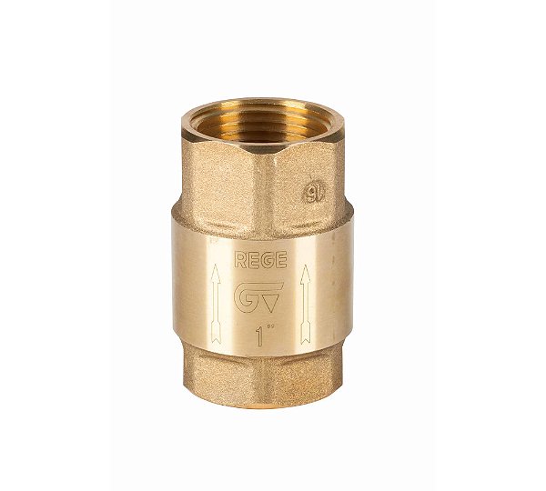 VALVULA RETENCAO LATAO BSP MOLA INOX 1.1/4'' GENEBRE