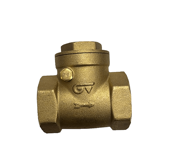 VALVULA RETENCAO HORIZ. LATAO BSP NBR MOLA INOX 3/4" GENEBRE