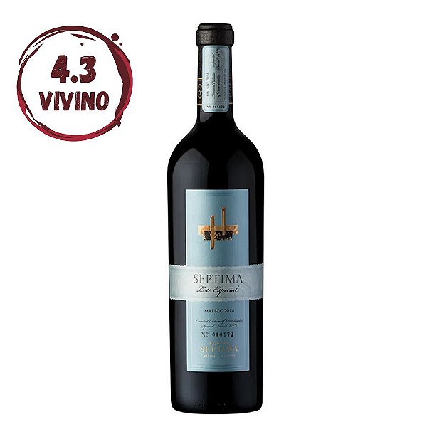 Vinho Septima Lote Especial Malbec 2015 750 ml