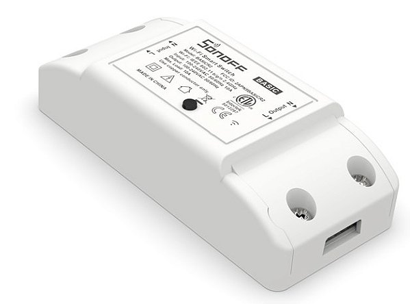 Sonoff básico R2,  wi fi, para casa inteligente, interruptor, funciona com Alexa e Google Home