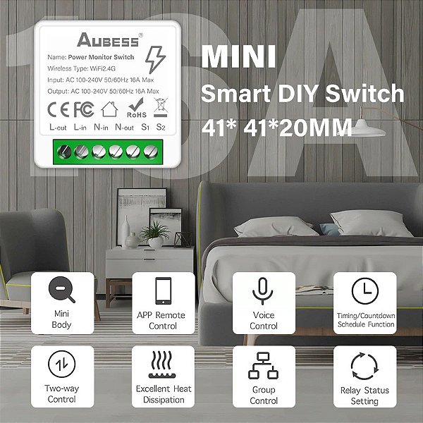 Interruptor WIFI modulo Alexa