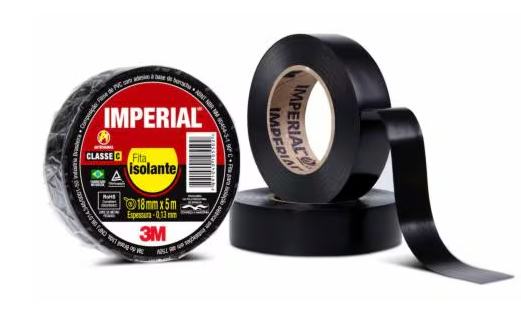 Fita Isolante 3M Imperial, 18mm x 20m
