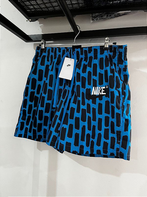 SHORT NIKE HERITAGE AZUL