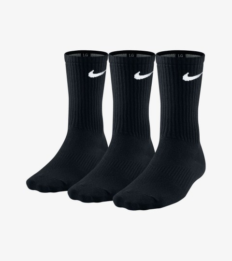MEIA NKE PERFORMANCE PRETA CANO ALTO(3 PARES)