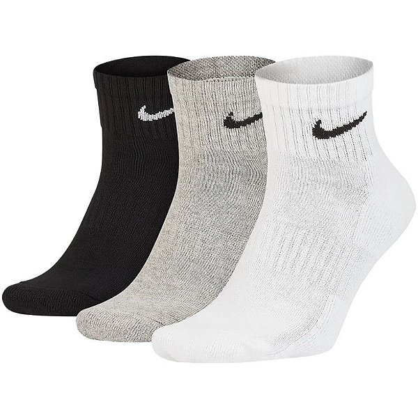 MEIA NIKE EVERDAY MESCLA (3 PARES)