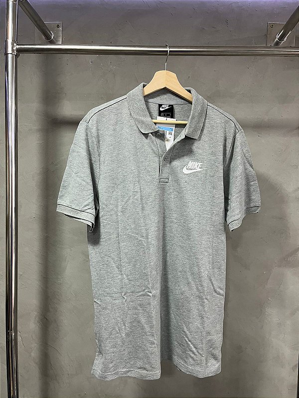 CAMISA POLO NIKE SPORTWEAR (CINZA)