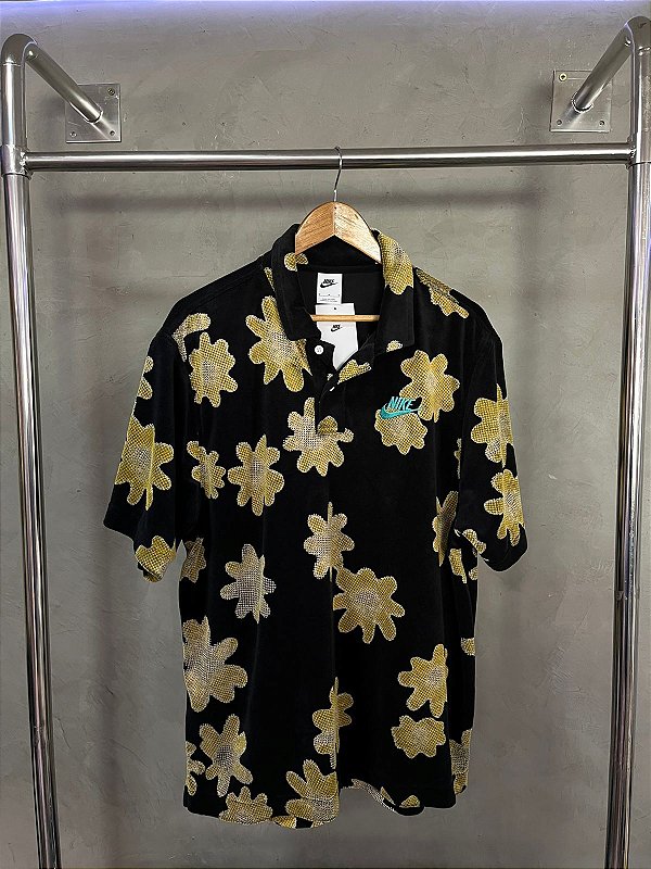 POLO NIKE SPORTSWEAR (BLACK AND YELLOW)