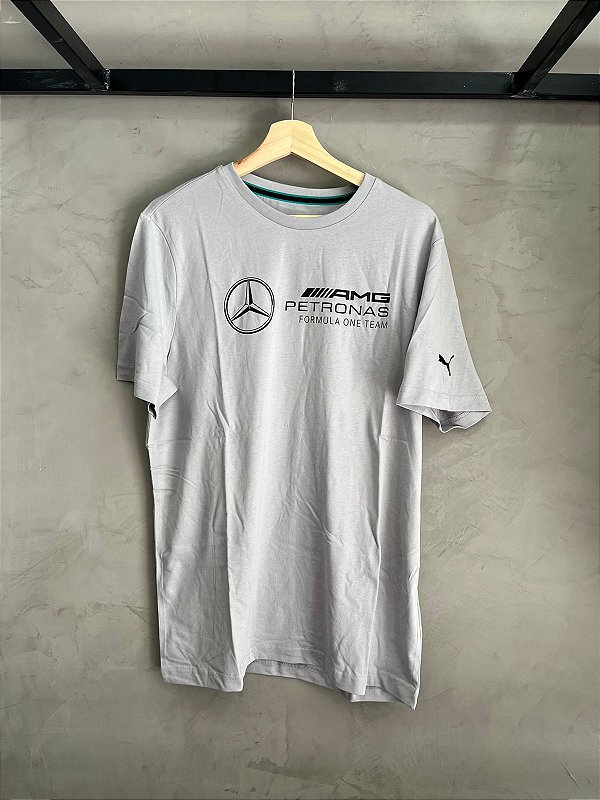 CAMISETA PUMA MERCEDES AMG (CINZA)
