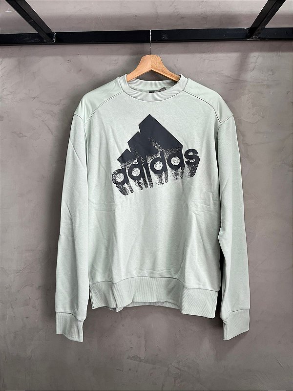 MOLETOM ADIDAS (VERDE CLARO)