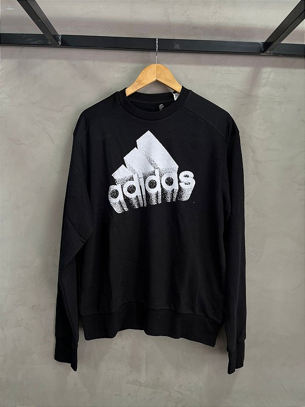 MOLETOM ADIDAS (PRETO)