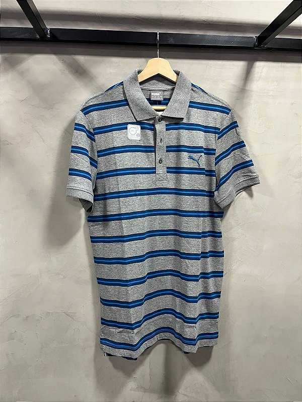CAMISA POLO PUMA LISTRADA DRY-CELL