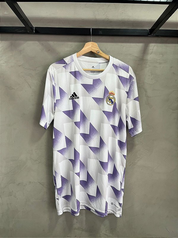 CAMISETA ADIDAS REAL MADIRD PRÉ JOGO
