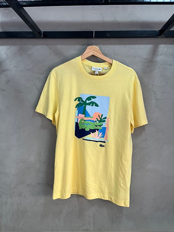 CAMISETA LACOSTE PRAINHA (AMARELA)