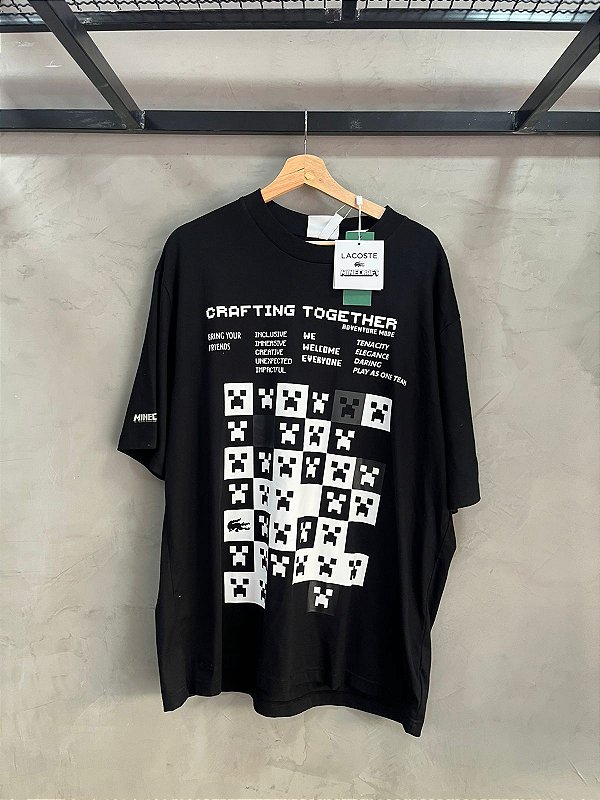 CAMISETA LACOSTE X MINECRAFT