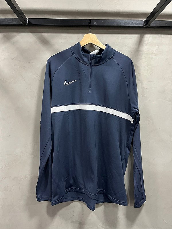 JAQUETA NIKE DRI-FIT AZUL MARINHO(JOGADOR)