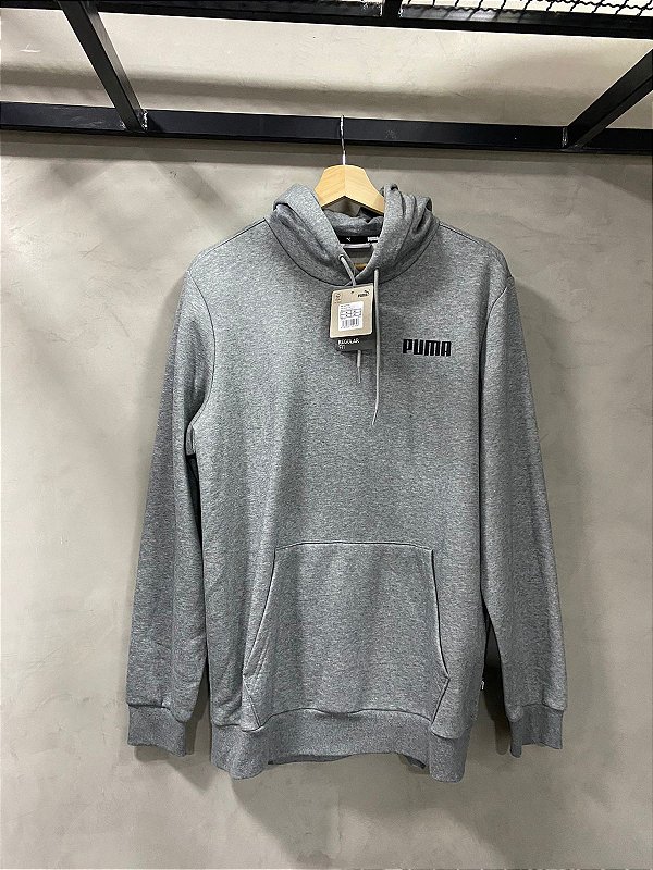 MOLETOM PUMA (CINZA) COM CAPUZ