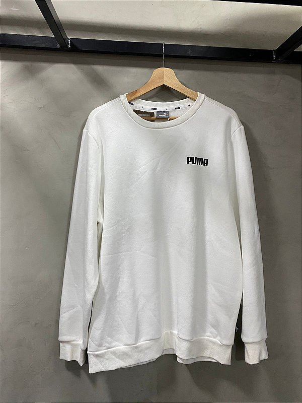 MOLETOM PUMA BRANCO(SEM CAPUZ)