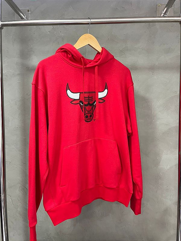 MOLETOM CHICAGO BULLS VERMELHA