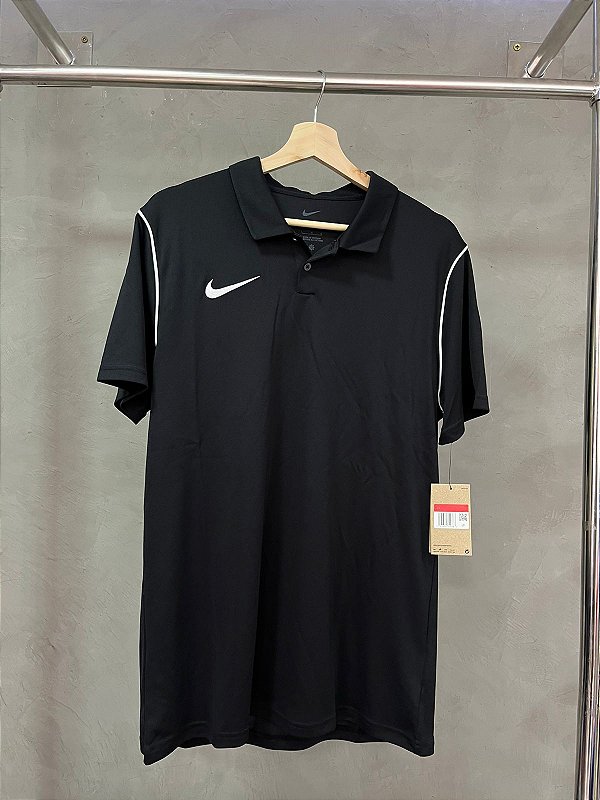 CAMISA POLO NIKE DRI-FIT PARK(PRETA)