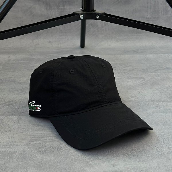 BONE LACOSTE SPORT PRETO 2023