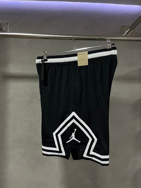 Shorts Jordan Sport Dri-FIT(PRETO/BRANCO)