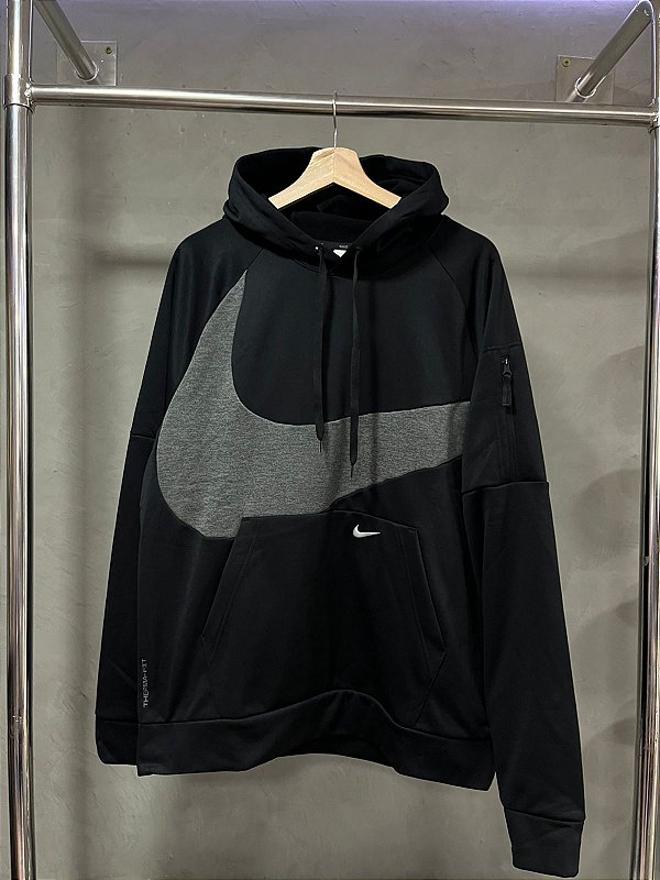 Blusão nike therma Swoosh (PFRETA)