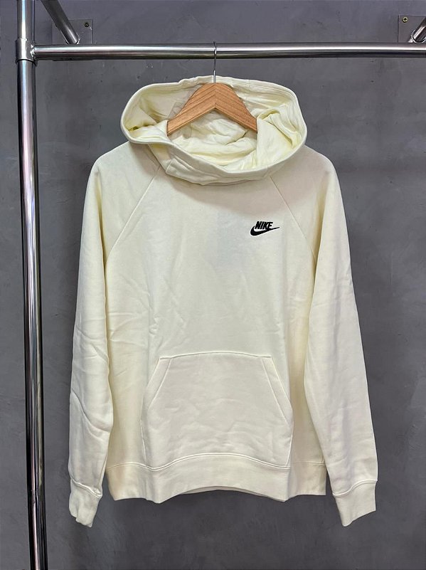 Moletom nike pullover feminino creme