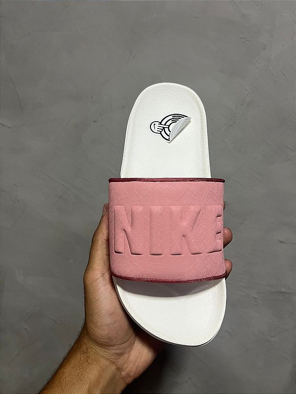 CHINELO NIKE CONFORT (ROSA/BRANCO)