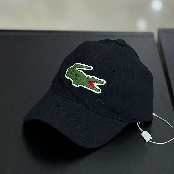 Boné Lacoste Big Croc - Preto RK4711-23-031