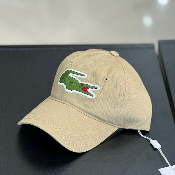Boné Lacoste Big Croc - Bege - RK4711-23-02S
