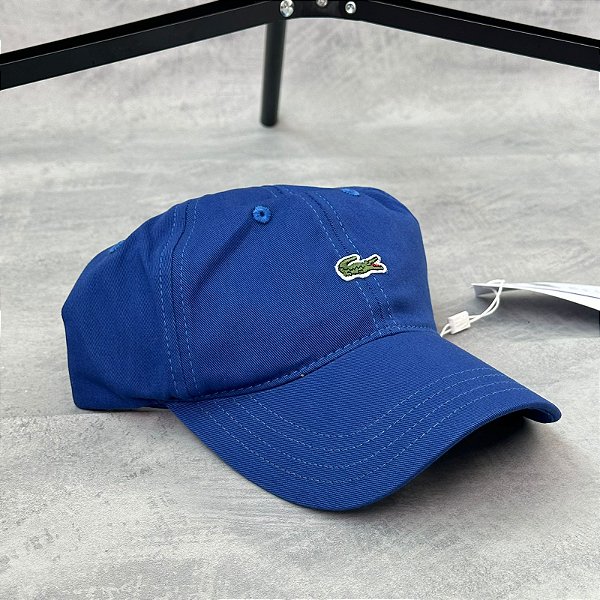 BONÉ LACOSTE MINI CROC AZUL ROYAL