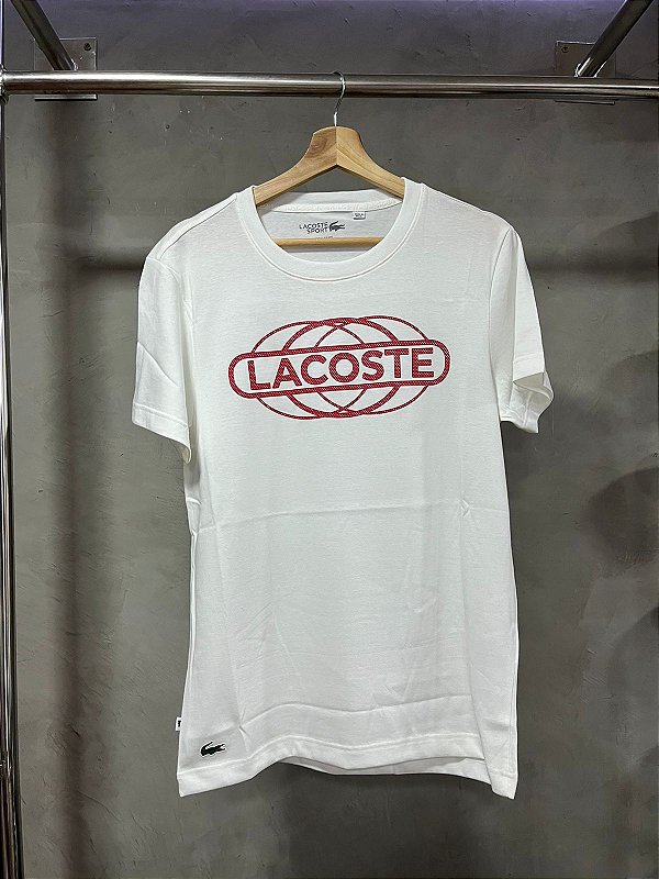 CAMISETA LACOSTE SPORT 2023 BRANCA