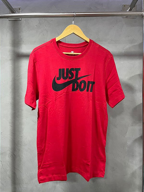 CAMISETA "NIKE JUST DO IT" VERMELHA