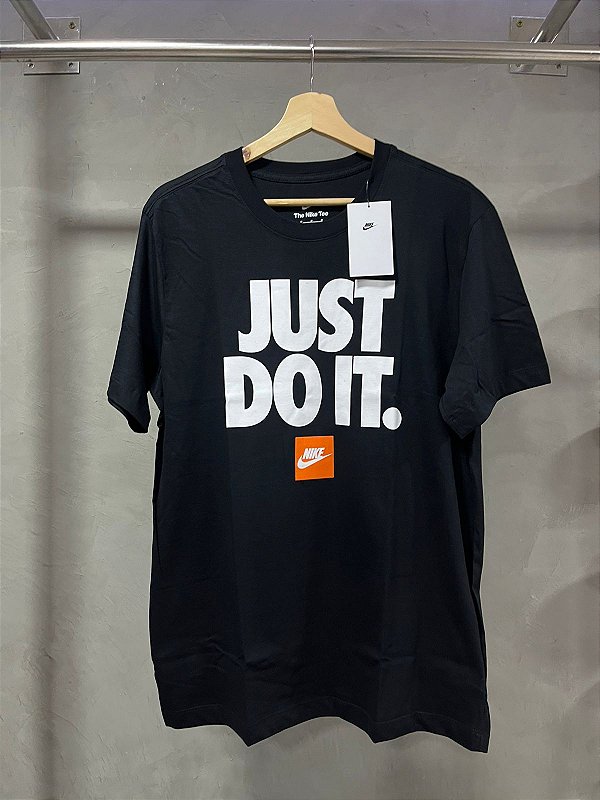 CAMISETA NIKE "JUST DO IT" PRETA