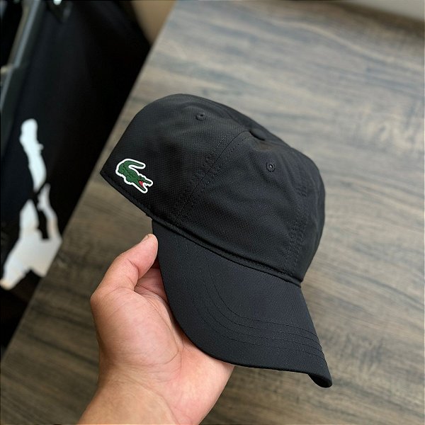 BONÉ LACOSTE SPORT PRETO 2020