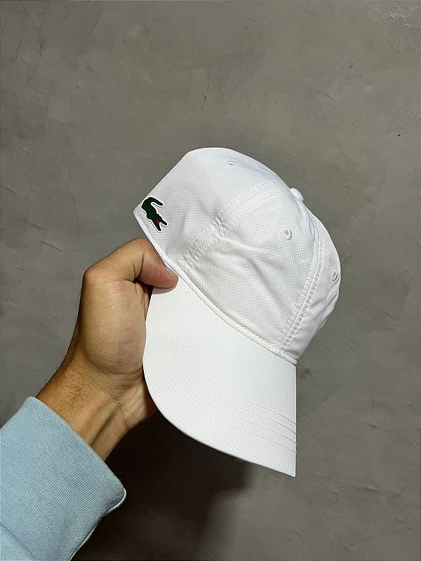 BONÉ LACOSTE SPORT BRANCO 2020