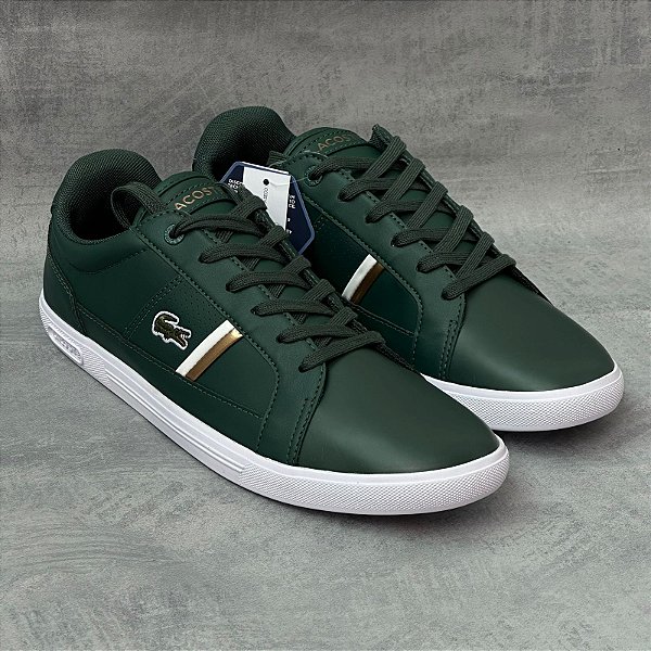 Tenis Lacoste Europa - Verde/Dourado