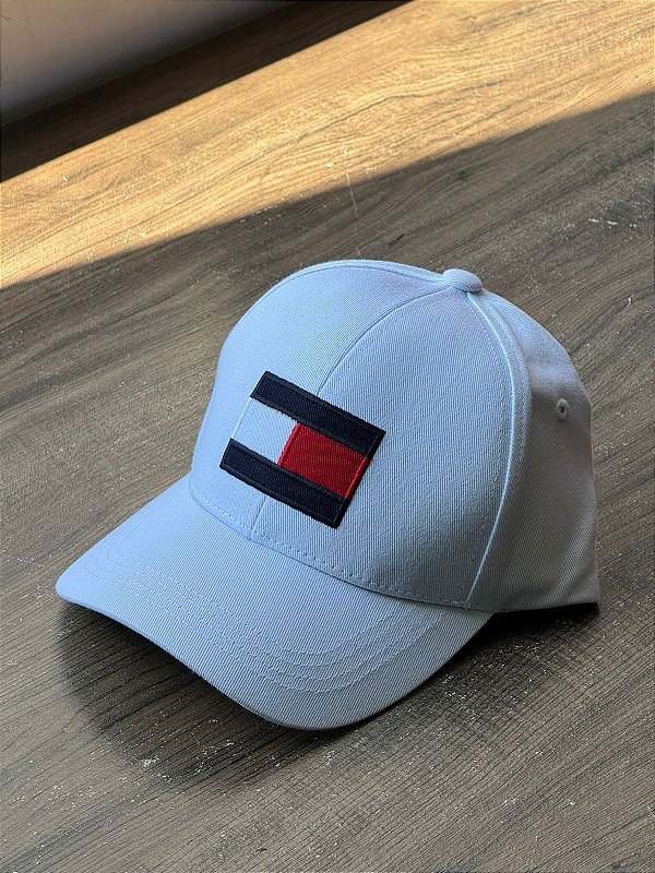Boné tommy Hilfigher bandeirão - branco