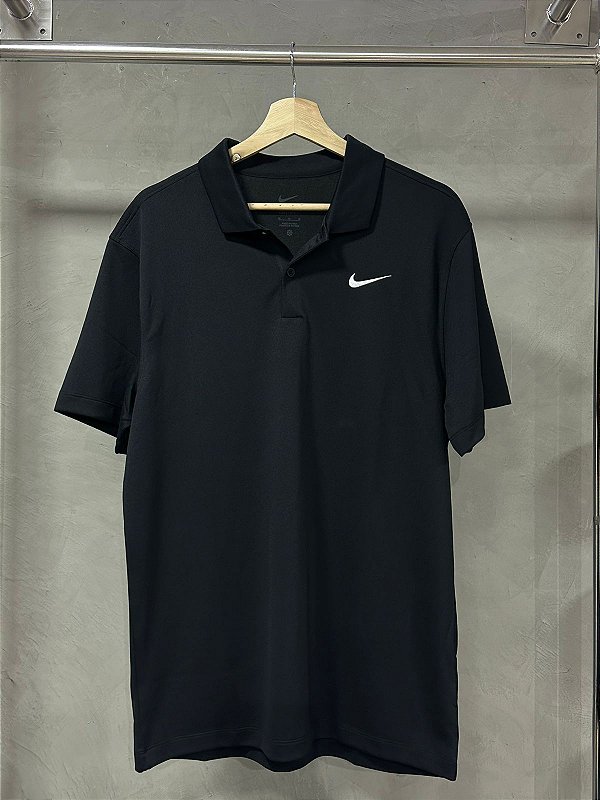 POLO NIKE DRI-FIT PRETA