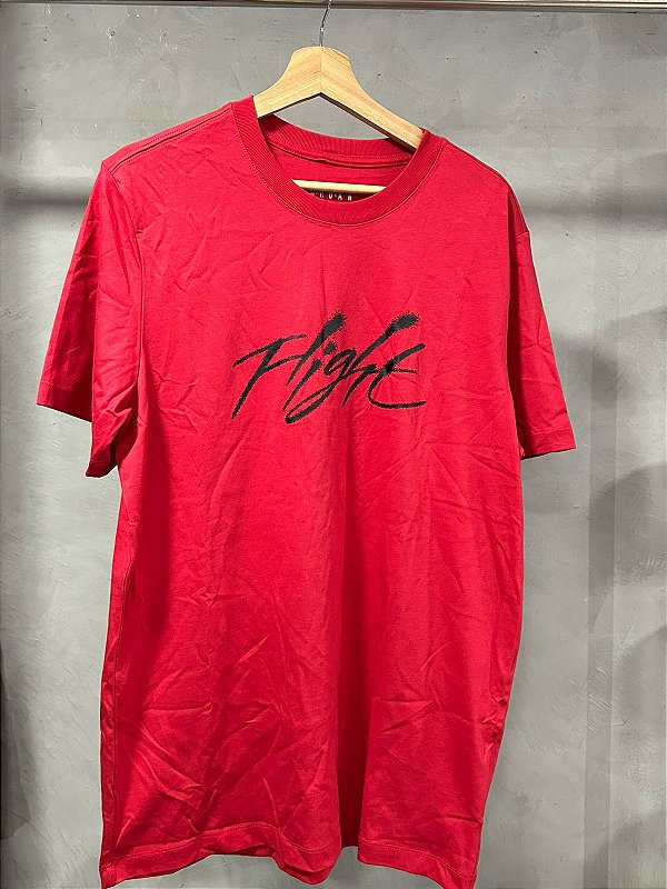 Camiseta Jordan Essential Crew Masculina VERMELHA