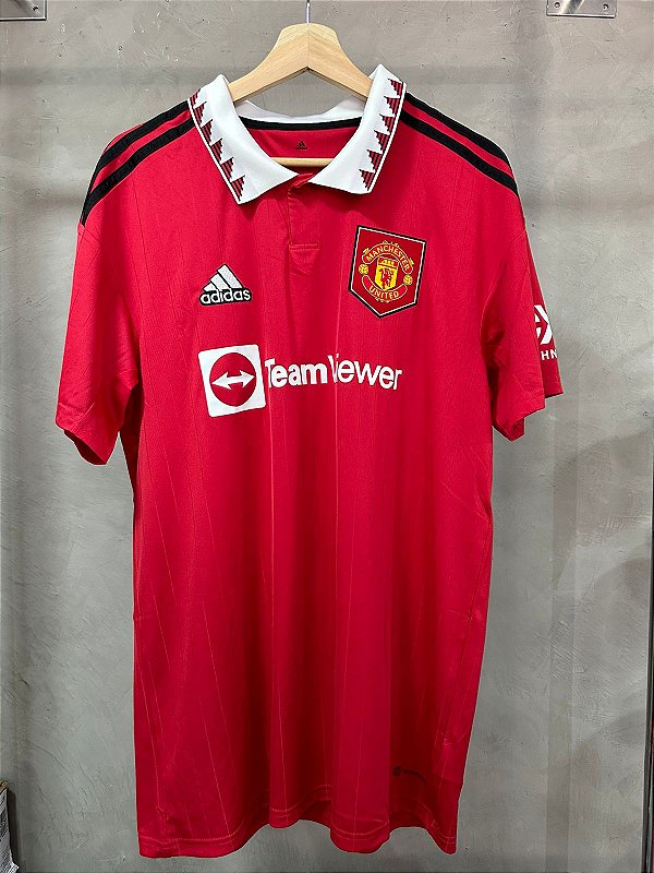 Camisa Manchester United I 22/23 Adidas Masculina