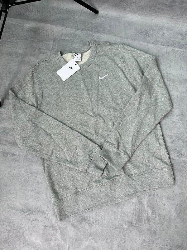 Moletom Nike Gola Careca cinza - 637902-063