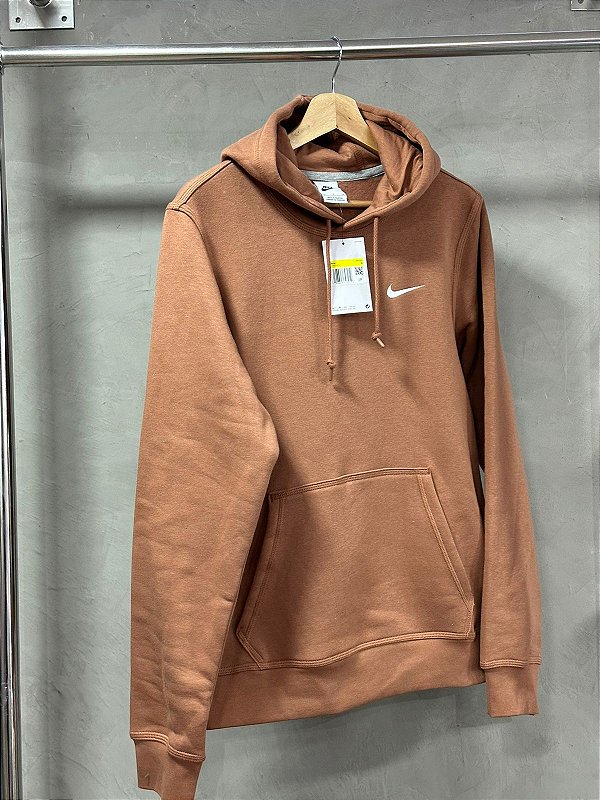 MOLETOM NIKE MINI SWOOSH (MARROM)