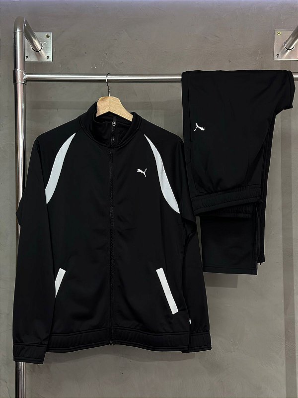 CONJUNTO PUMA (FEMININO) PRETO/BRANCO
