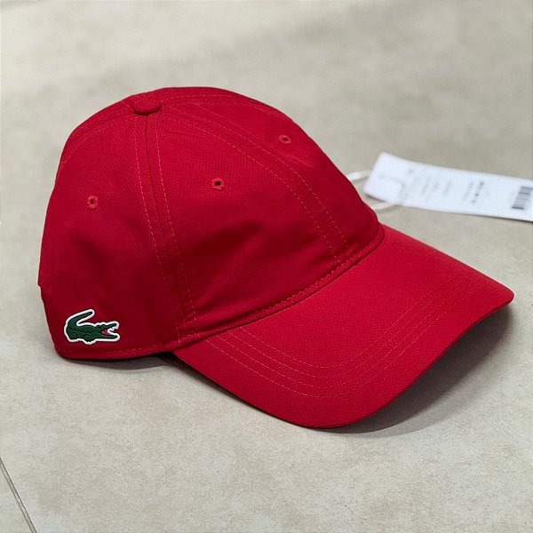 Boné Lacoste sport vermelho 2022